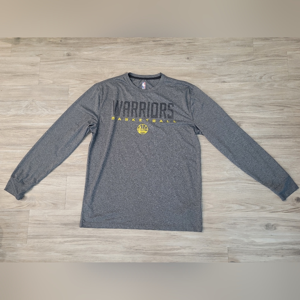 Mens Warriors Basketball Long sleeve shirt